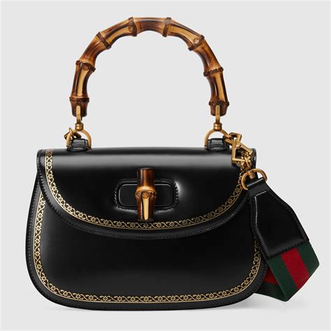 gucci bamboo handle tote bag|Gucci bamboo top handle bag.